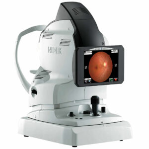 Nidek AFC-330 non‑mydriatische Funduskamera mit Touchscreen und automatischer Zentrierung, Fokussierung sowie 12‑MP-Bildern