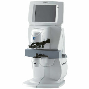 NIDEK LM-1800P vollautomatisches Wavefront-Lensmeter mit Touchscreen für präzise Glasstärkenmessung und Gleitsicht-Erkennung