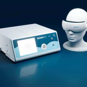 RexonEye System von Rexon mit Steuereinheit und ergonomischer Augenmaske zur Behandlung trockener Augen